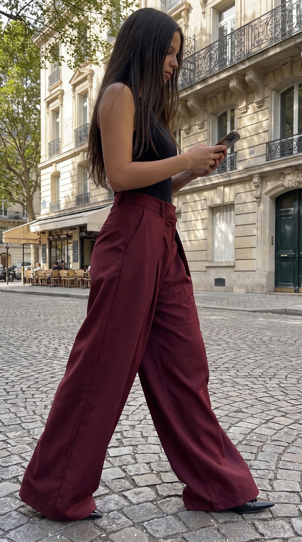 Pantalon Palazzo à Rabats