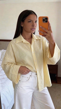 Chemise Oversize Rayures Femme – Coupe Fluide