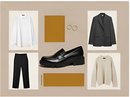 Mocassins Plateforme Élégants – Noir Ébène