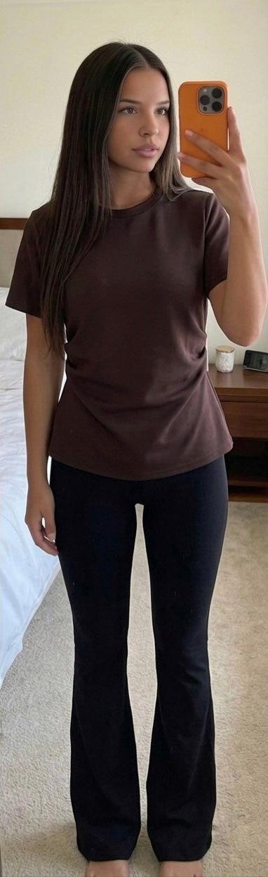 T-shirt femme sculptant beige 6 coloris taille unique