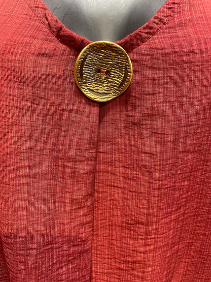 Robe Courte Bordeaux à Volants et Col V