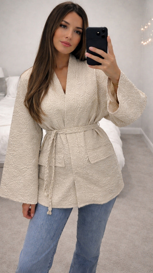 Veste Gilet Texturé — Élégant