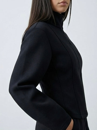 Veste femme scuba italienne élégante vue dos