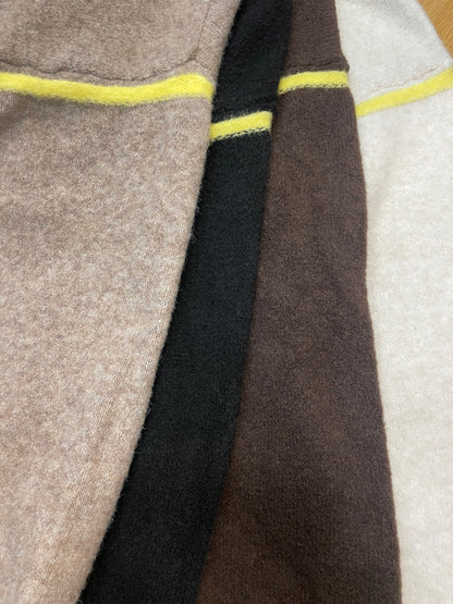 Pull "Milano" - Maille Douce & Liseré Néon (Made in Italy)