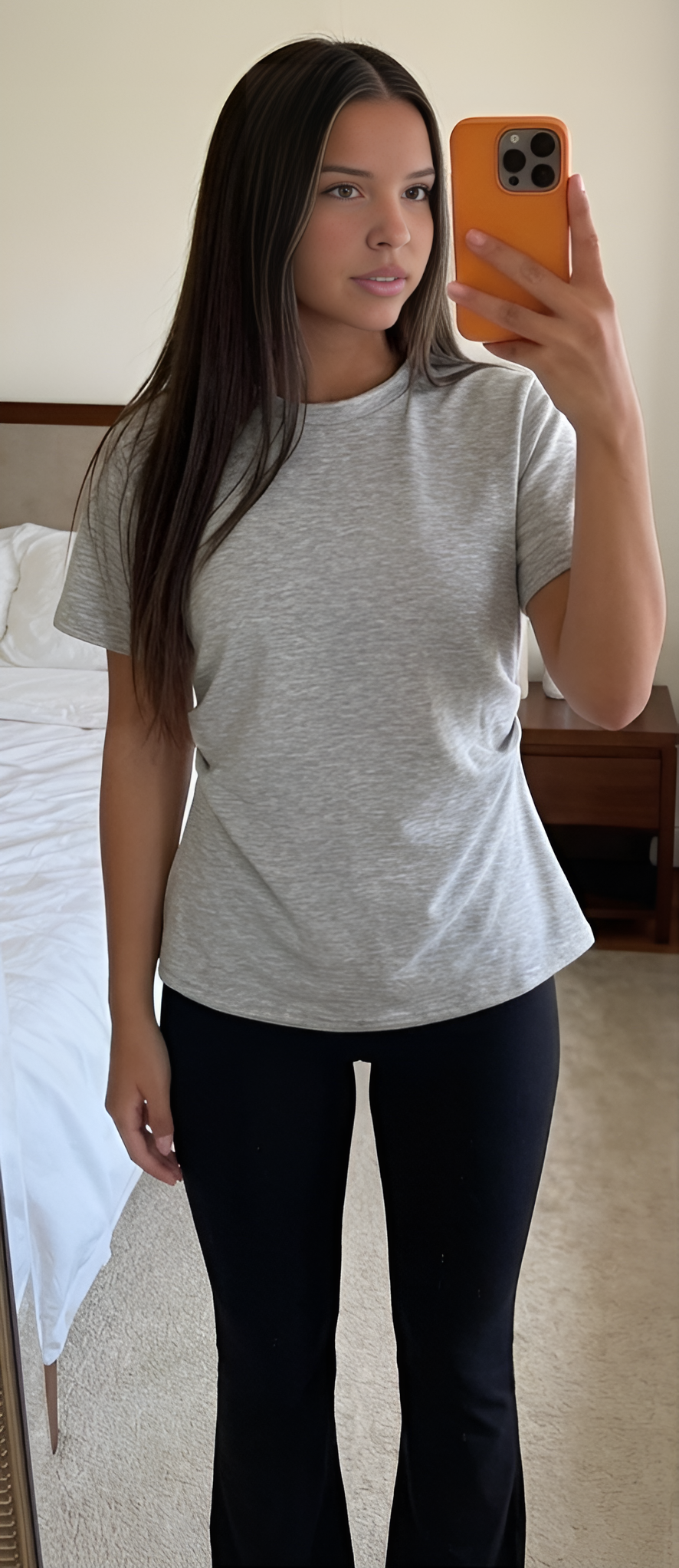 T-shirt cintré fente arrière femme basique sculptant 6 coloris