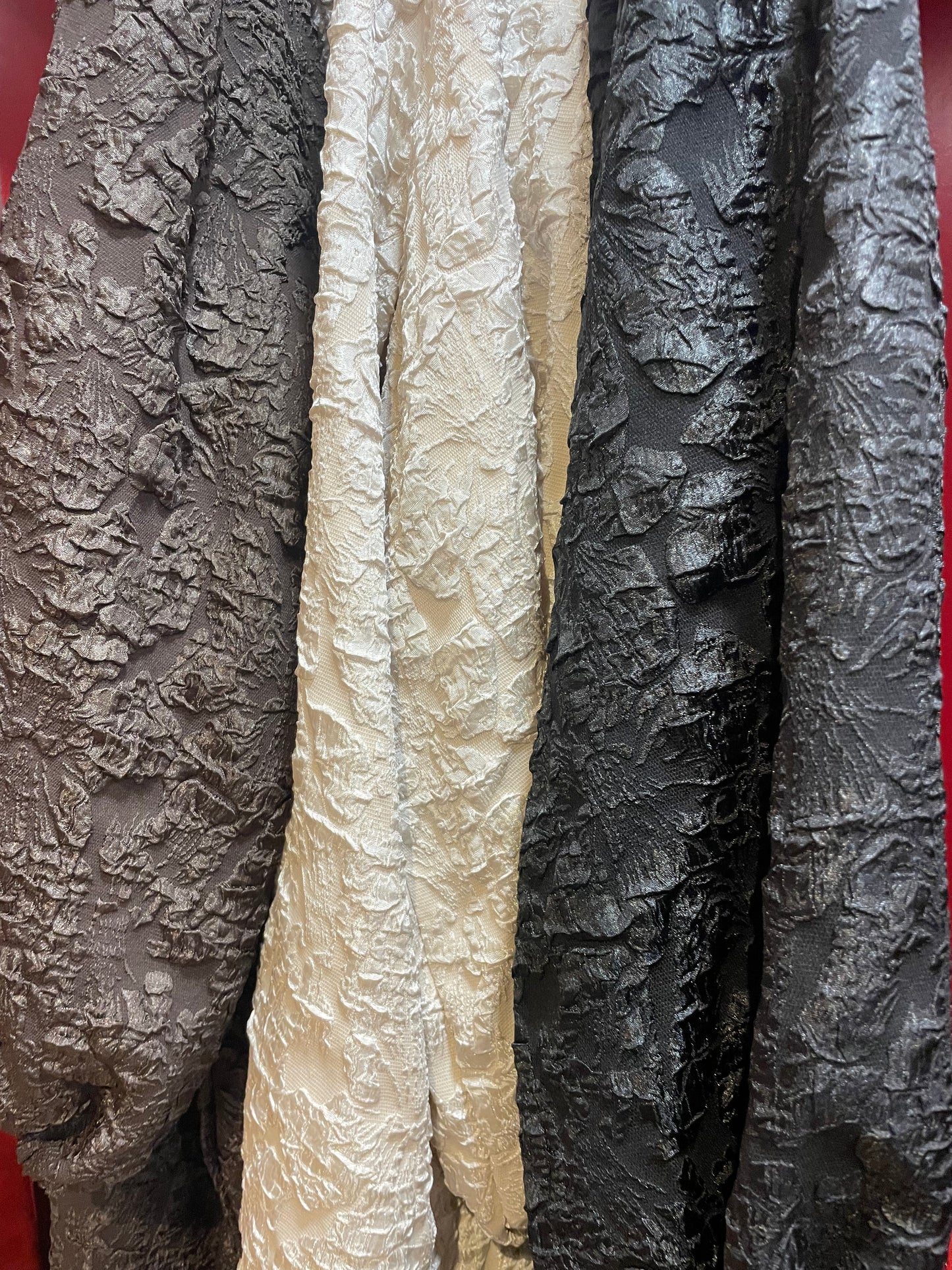 Kimono Long Texturé Beige Élégance