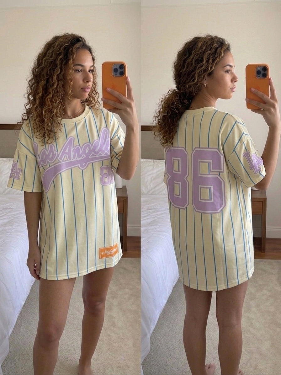Tunique Oversize Rayures Femme – Style Sportswear Chic