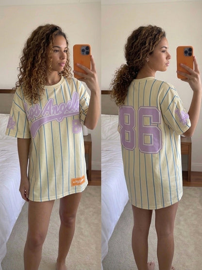 Tunique Oversize Rayures Femme – Style Sportswear Chic