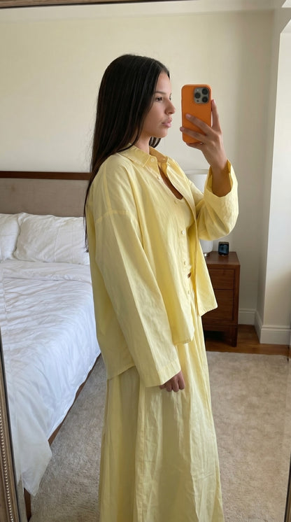 Ensemble Chemise & Jupe Ample Femme – Coton Fluide