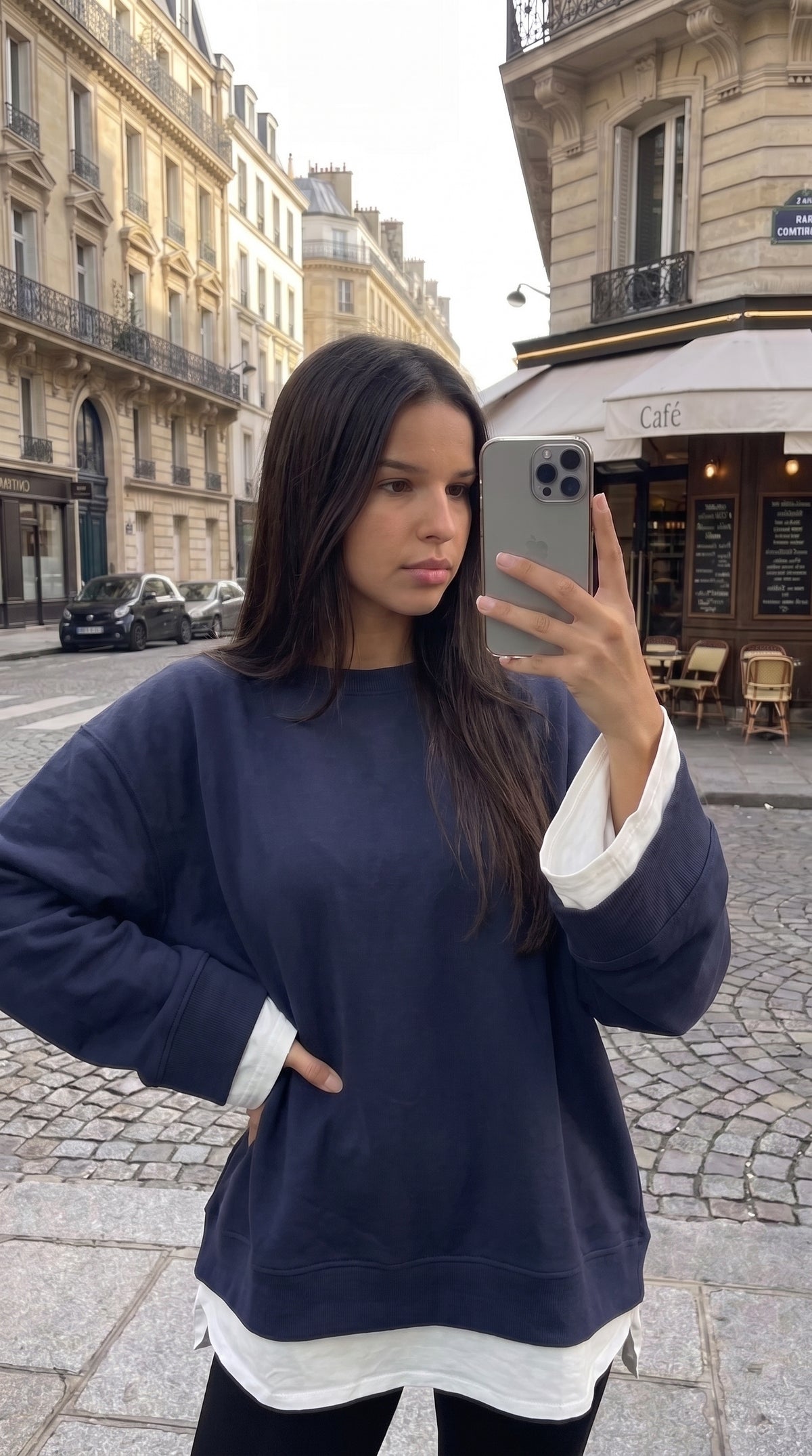 T-Shirt Oversize Effet Superposé