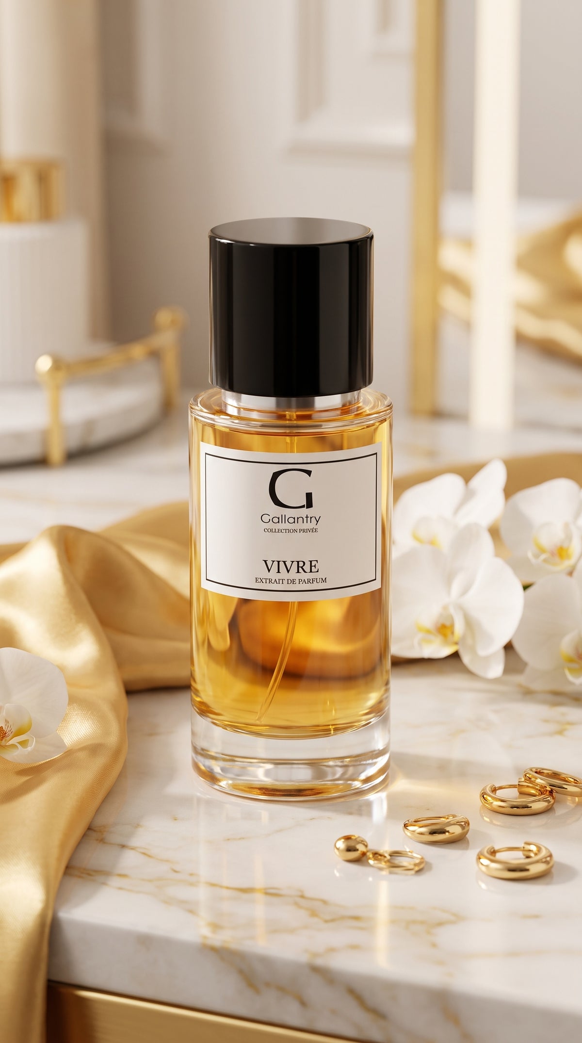 Flacon du parfum Vivre Gallantry femme, vue de détail