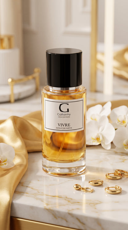 Flacon du parfum Vivre Gallantry femme, vue de détail