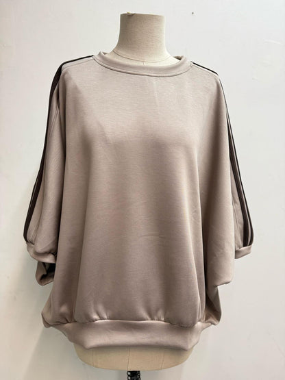 Haut jogging oversize manches chauve-souris femme, autre coloris