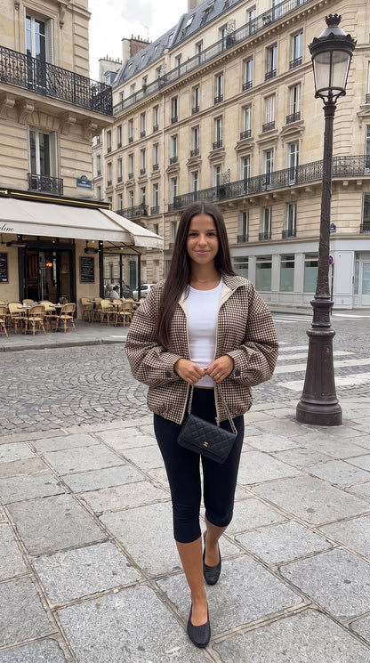 Veste Carreaux Déperlante