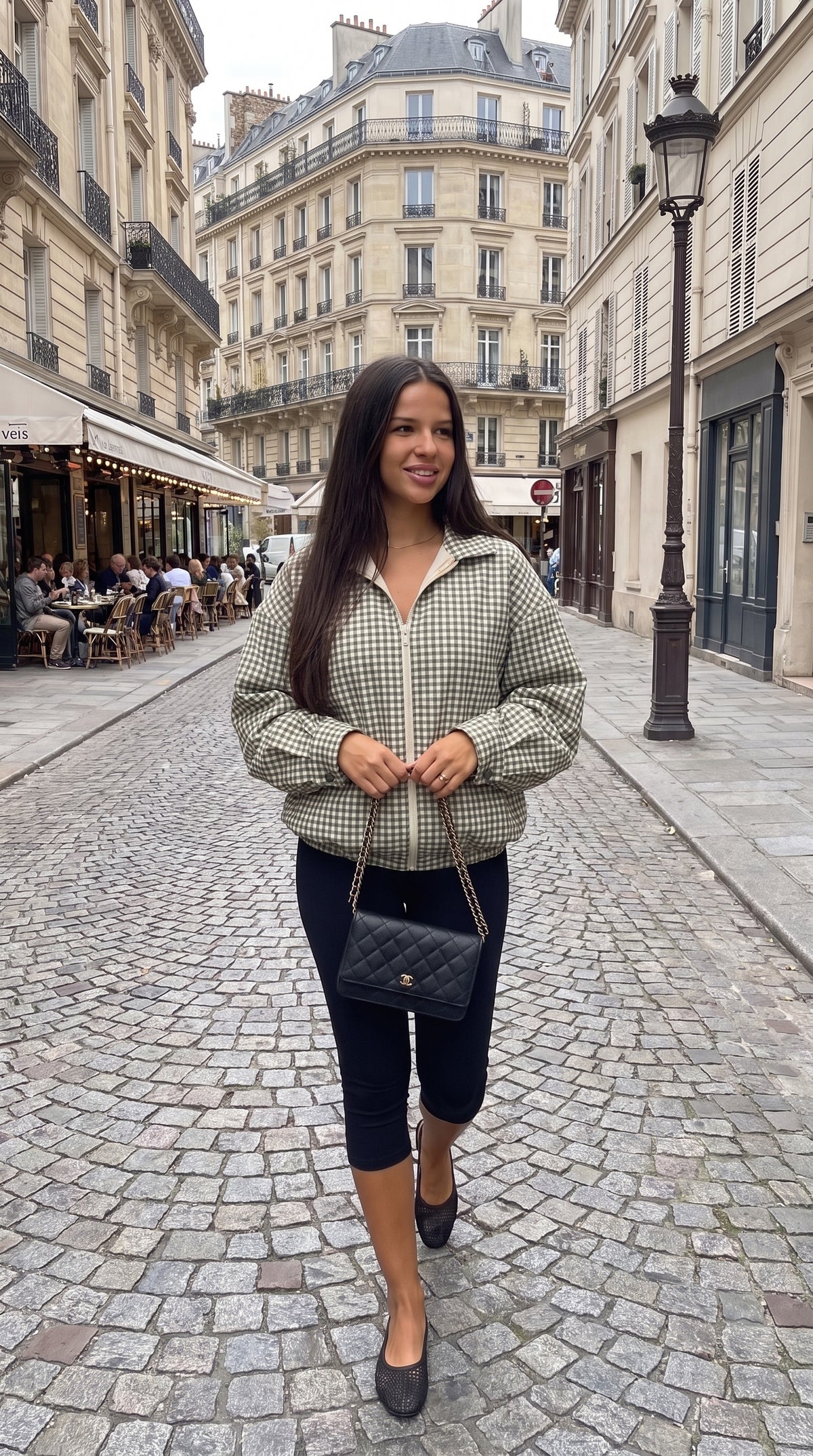 Veste Carreaux Déperlante