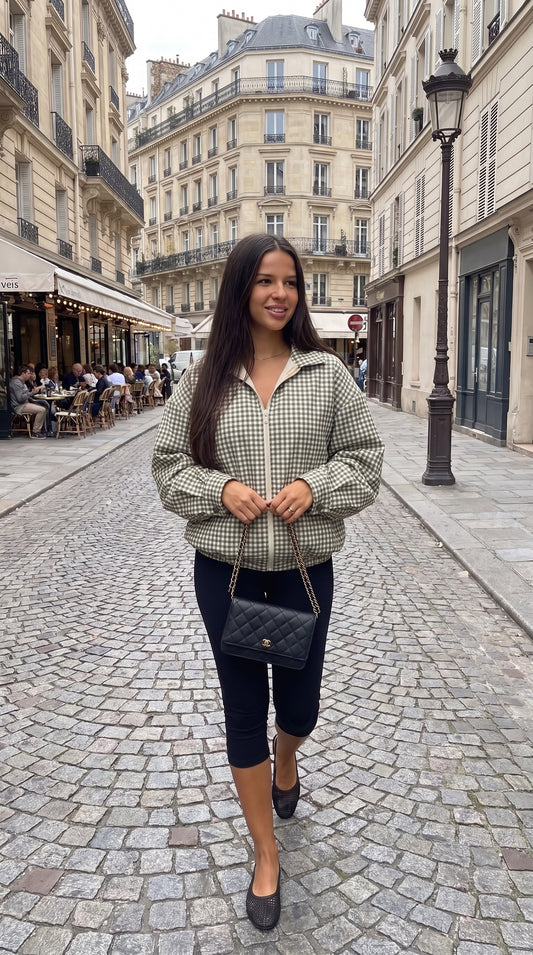Veste Carreaux Déperlante