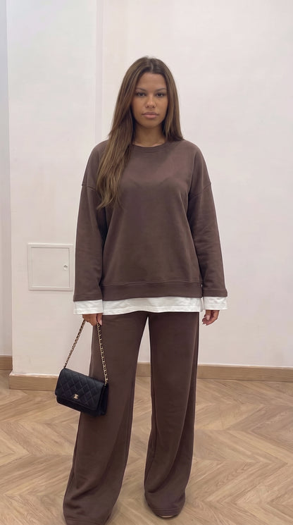 Ensemble Oversize Effet Superposé
