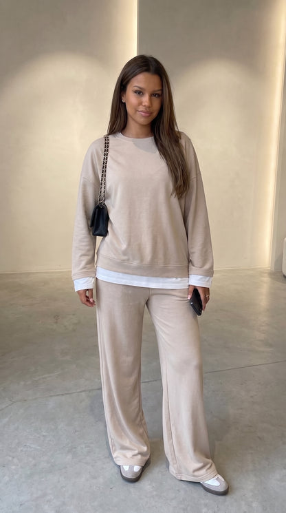 Ensemble Oversize Effet Superposé
