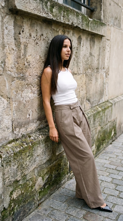 Pantalon Palazzo à Rabats