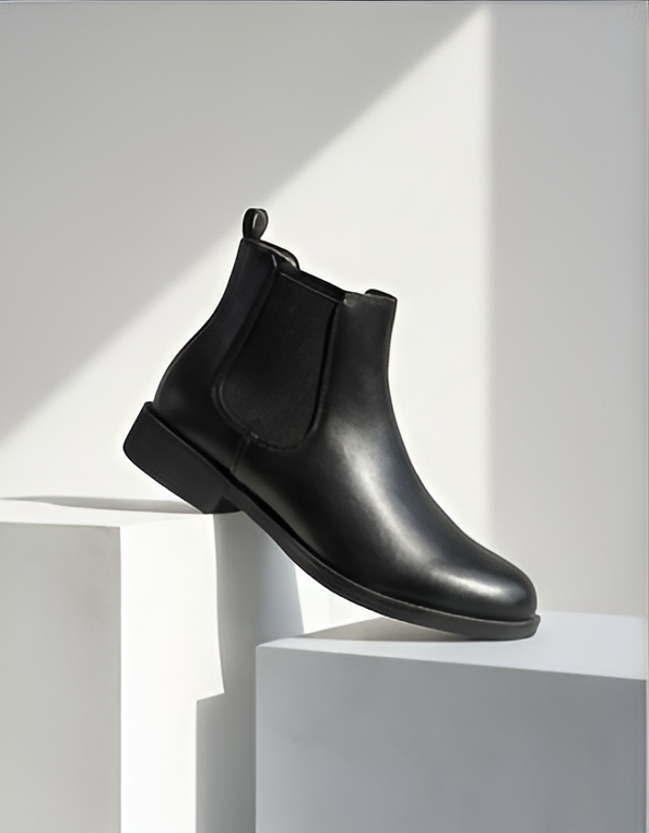 Bottines Chelsea Élégantes – Noir Intemporel